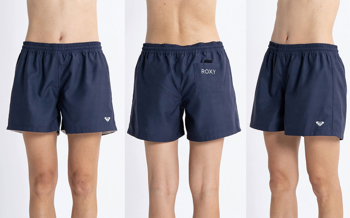 【10%OFF サマーセール 】ロキシー ROXY ボードショーツ 水着 レディース サーフパンツ リバーシブル 無地 ボーダー REVERSIBLE  SHORTS 夏 海 プール 旅行 人気ブランド【RBS231040】-ジャックオーシャンスポーツ