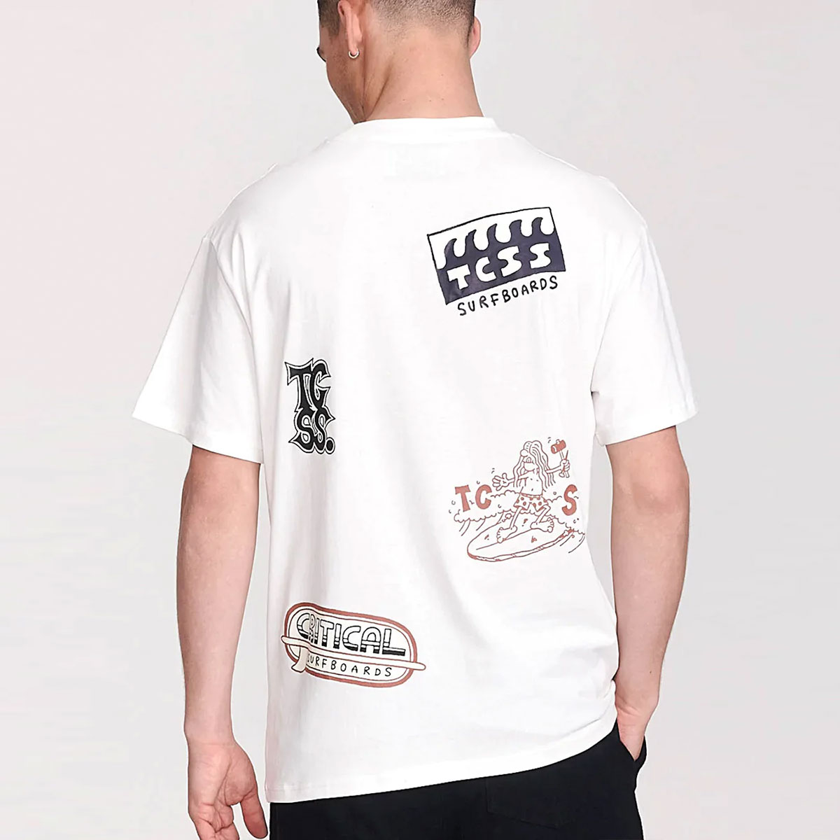 TCSS Tシャツ 半袖 メンズ ティーシャツ BUMPER BAND FIT TEE