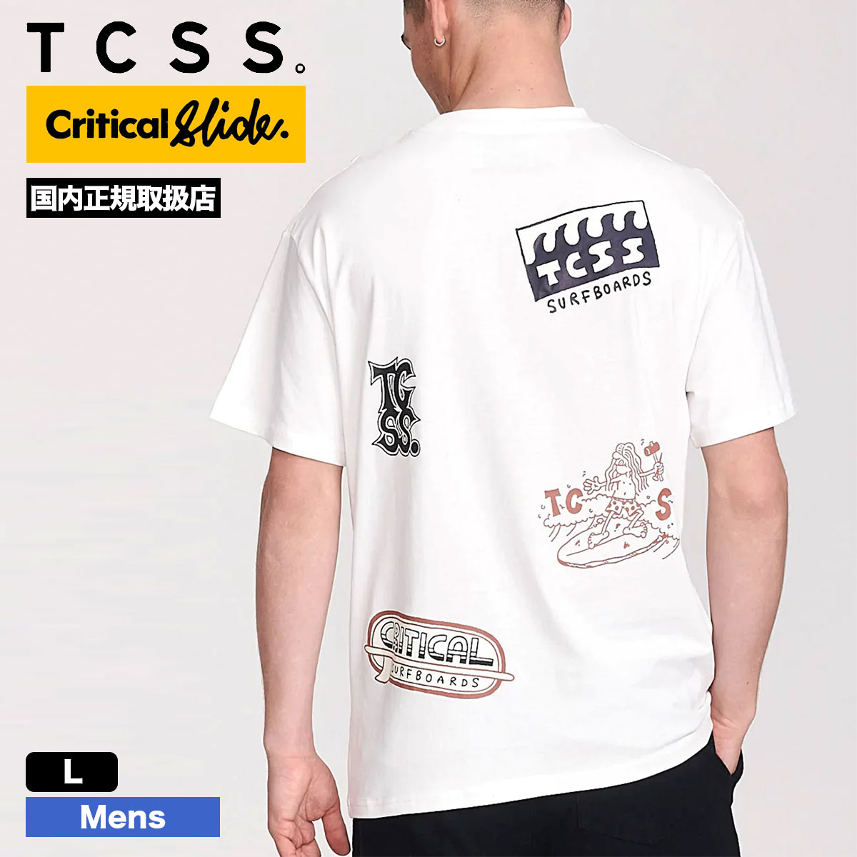 10%OFF サマーセール 】TCSS Tシャツ 半袖 メンズ ティーシャツ BUMPER BAND FIT TEE 人気ブランド CRITICAL  SLIDE クリティカルスライド (ティーシーエスエス) 通販【TE2325】