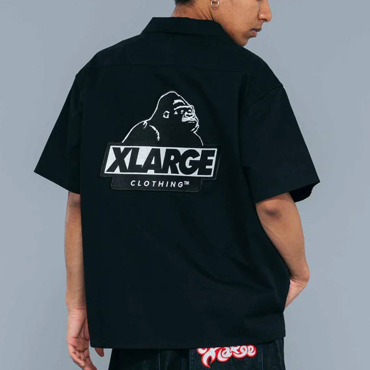 XLARGE エクストララージ ワークシャツ ブラック XL - シャツ