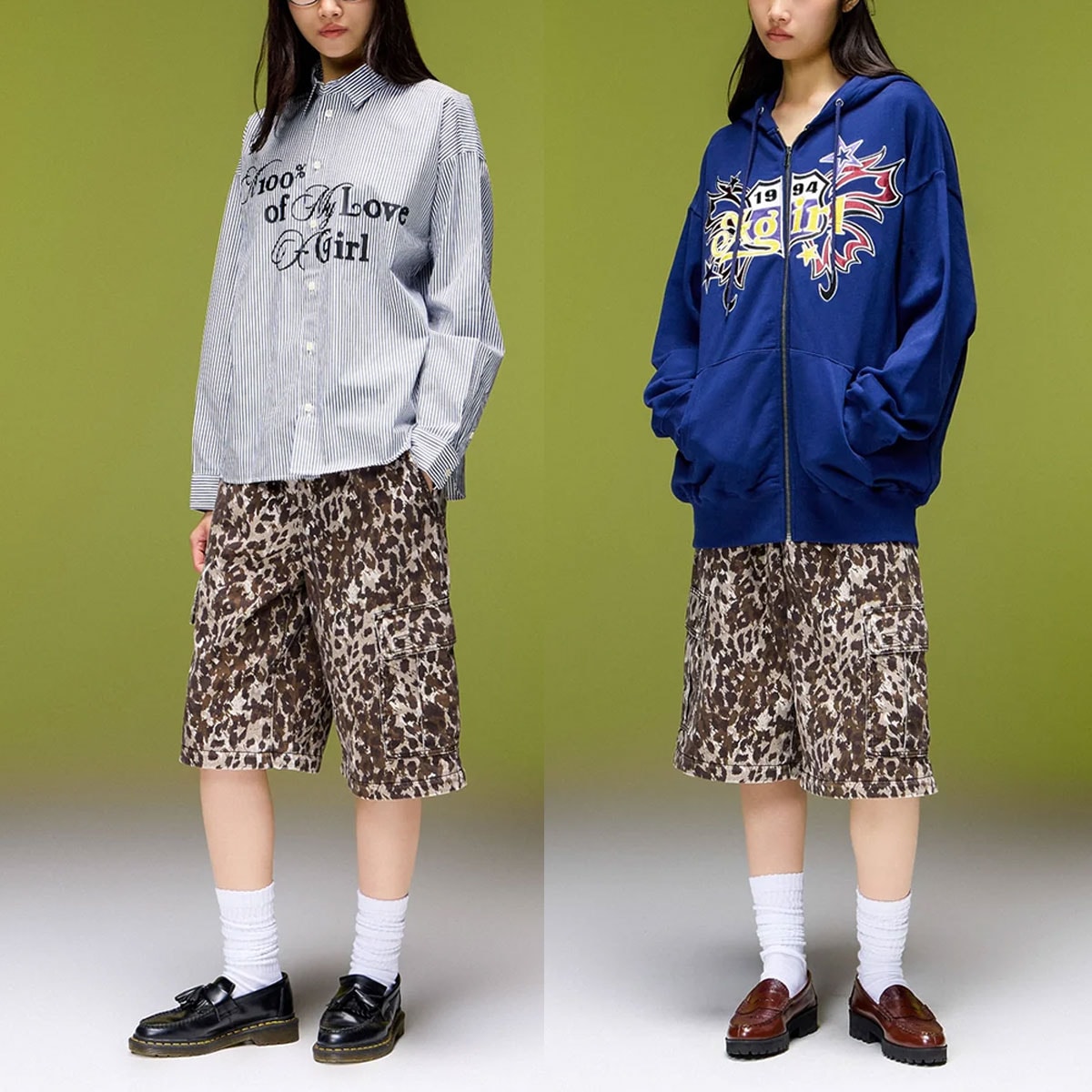 X-GIRL | EMBLEM POCKET 2WAY WIDE LEG CARGO PANTS【105263031002】