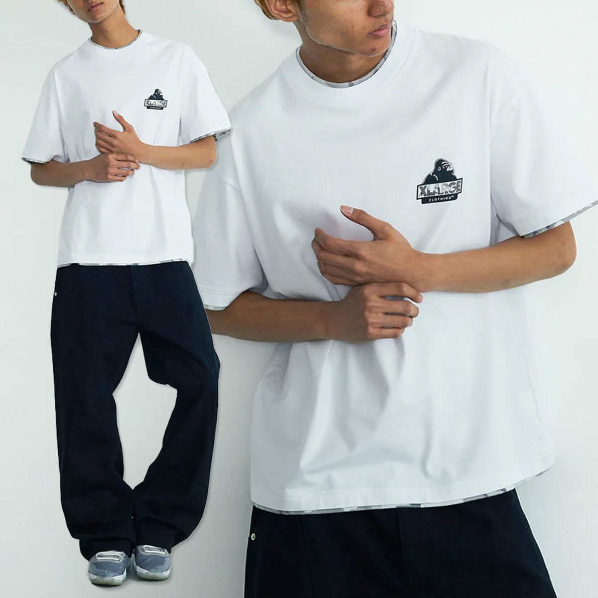 XLARGE | CAMO SLANTED OG S/S TEE【101263011013】