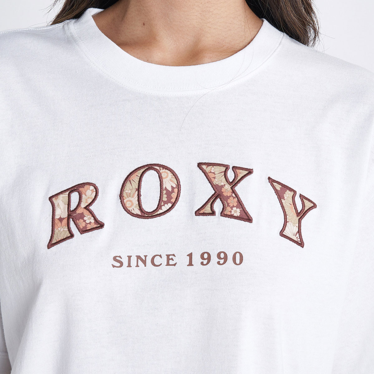 30%OFF 】ロキシー ROXY Tシャツ レディース トップス ロゴ アップリケ