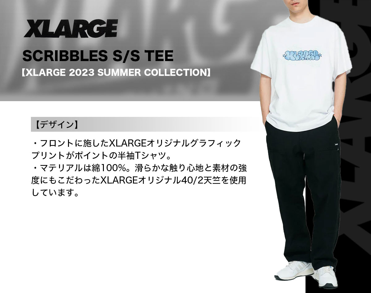 X-LARGE エクストララージ フロントロゴ 半袖 Tシャツ ホワイト S