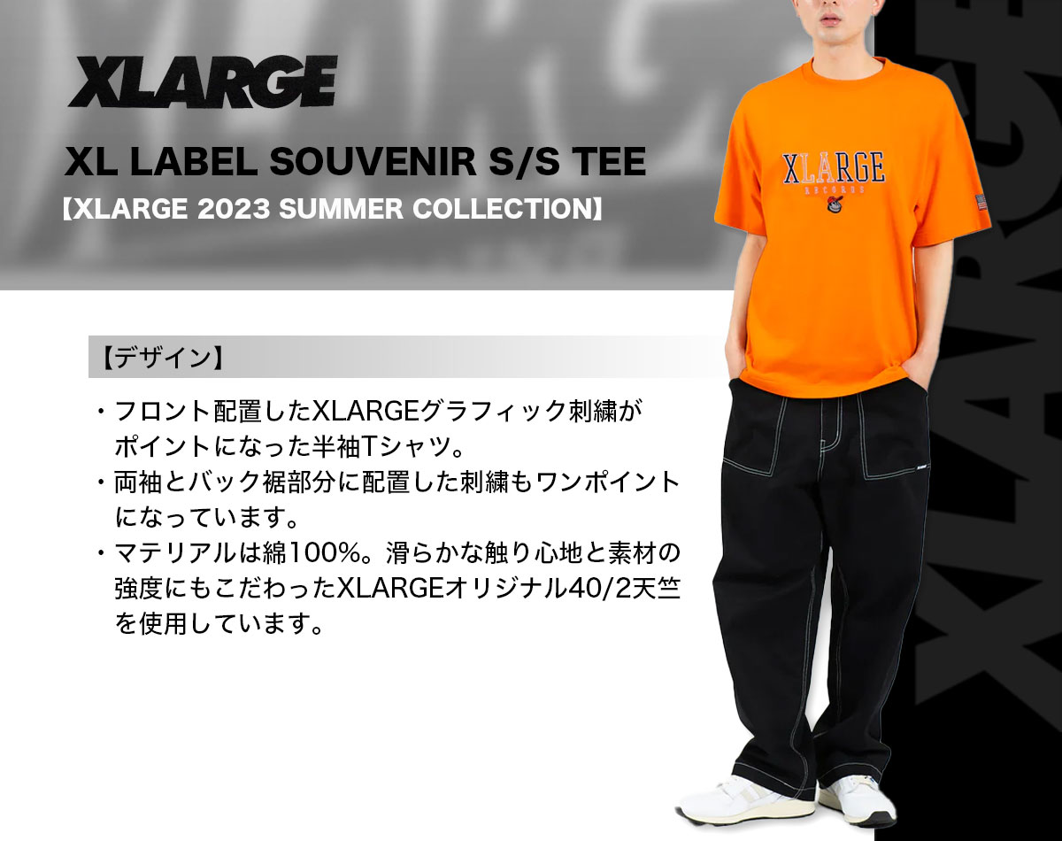 【即完売モデル】エクストララージ☆センターロゴ　刺繍　半袖Tシャツ　人気Lサイズ