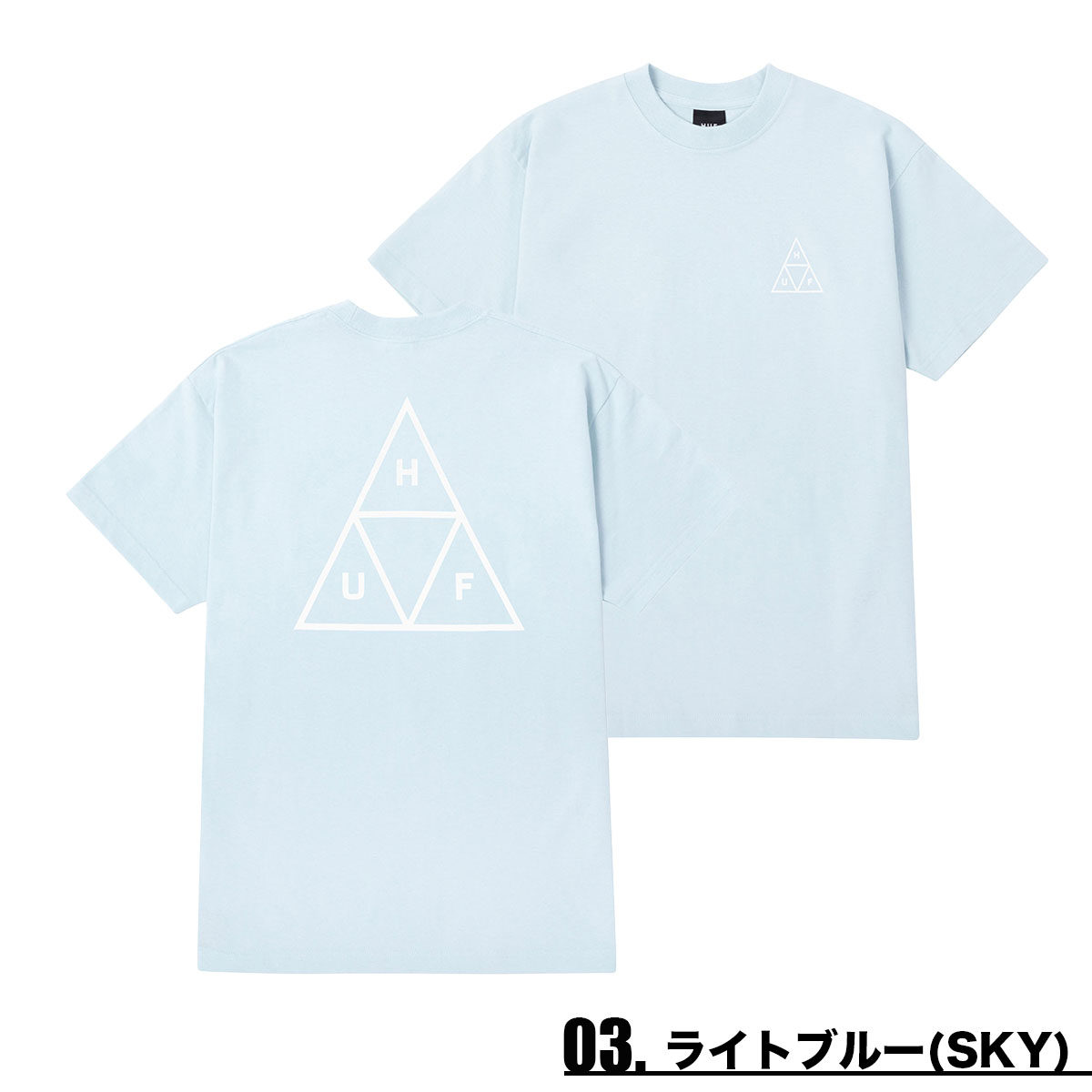 HUF ハフ 半袖 Tシャツ メンズ レディース ティーシャツ バック