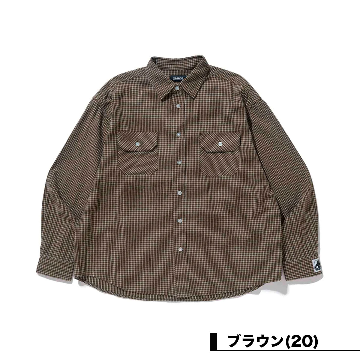 エクストララージ シャツ 長袖 メンズ チェック カジュアル PLAID L/S