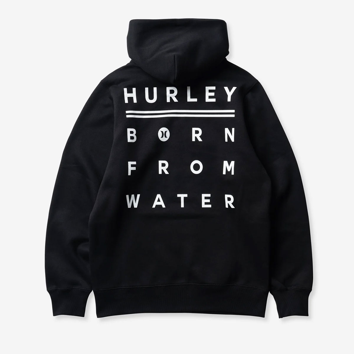 ハーレー メンズ スウェット トレーナー フーディー 裏起毛 吸汗速乾性 BORN FROM WATER SWEAT HOODIE 全3色 M L  人気ブランド HURLEY 通販 新作【MFF2312018】 スウェット＆パーカー-ジャックオーシャンスポーツ