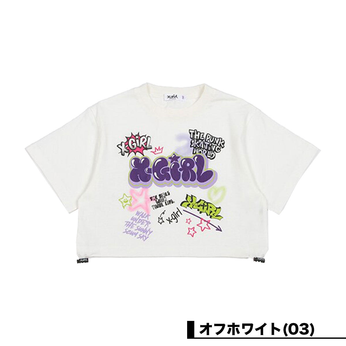 xgirl stages エックスガールステージス 半袖 Tシャツ トップス 全2色 