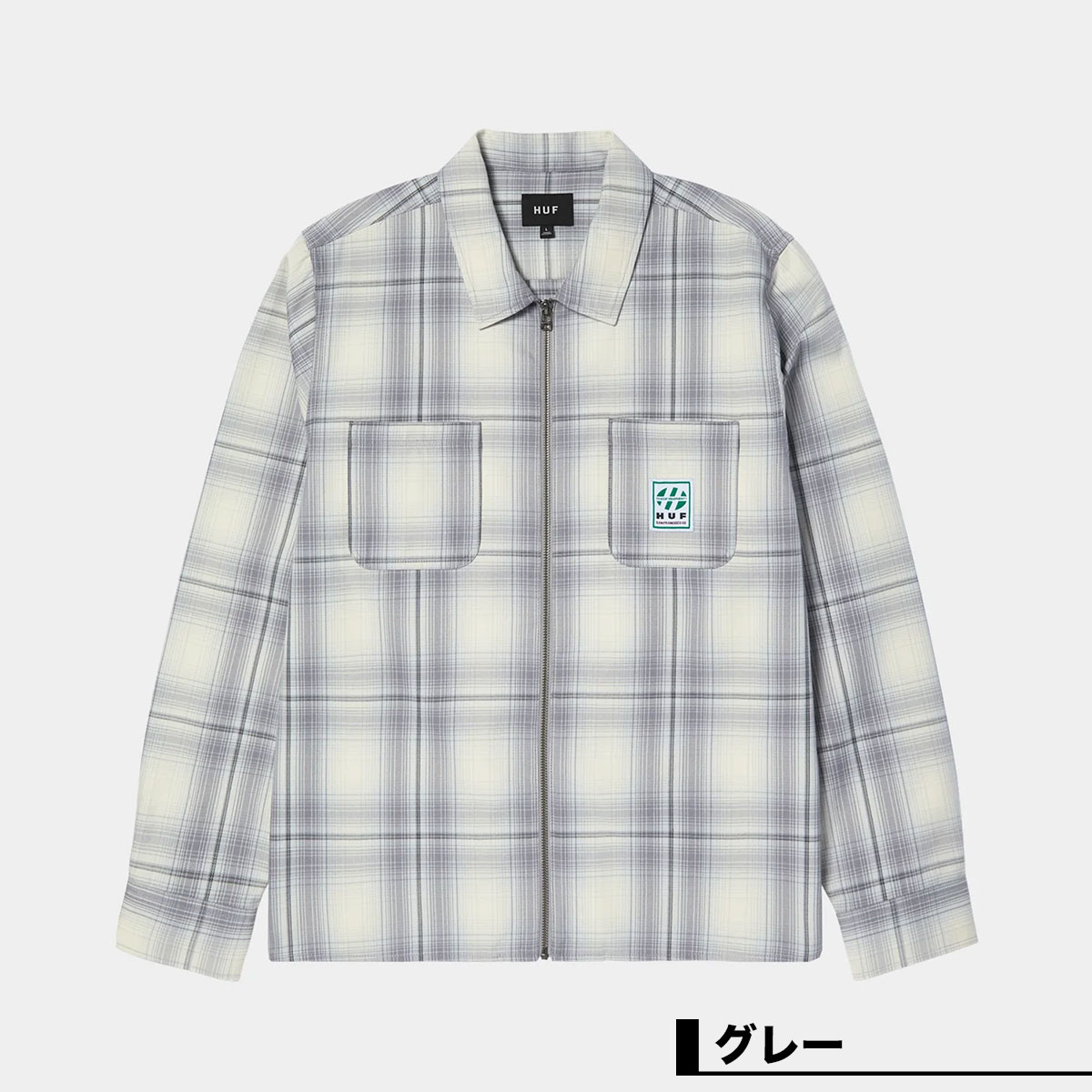 HUF グレー ジャケット Lサイズ nest001_23huf50020