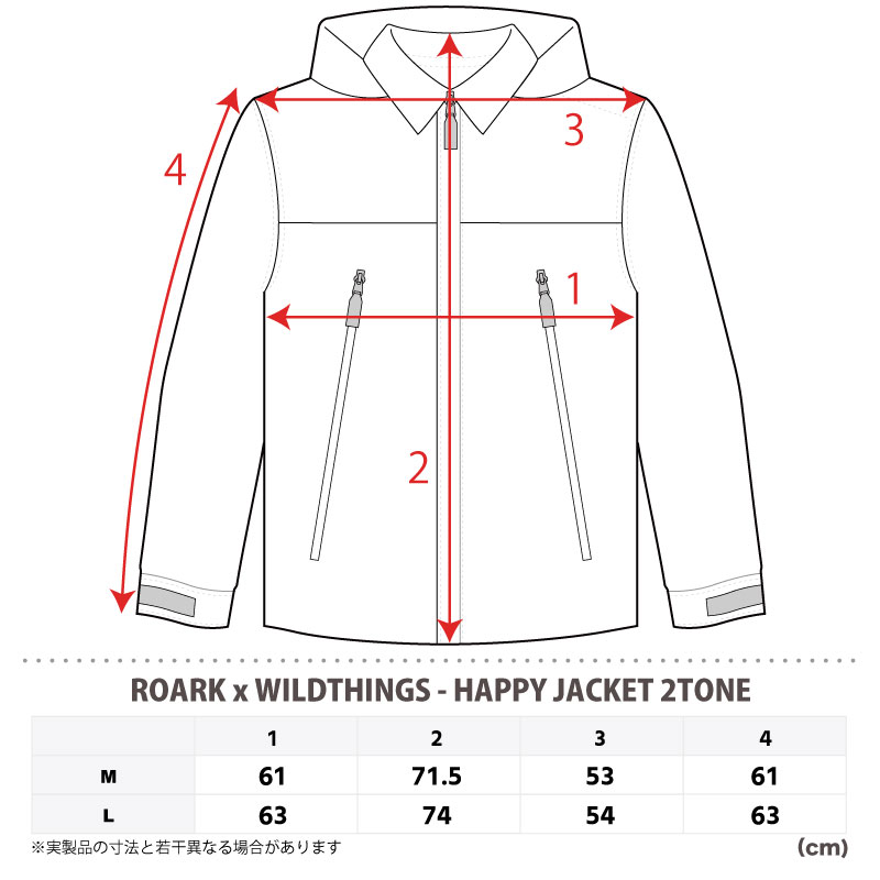 セール】ロアークリバイバル メンズ 中綿 ジャケット ROARK REVIVAL WILDTHINGS HAPPY JACKET 2TONE コラボ  フード ブルジップ ワイルドシングス 冬【RJJ750】