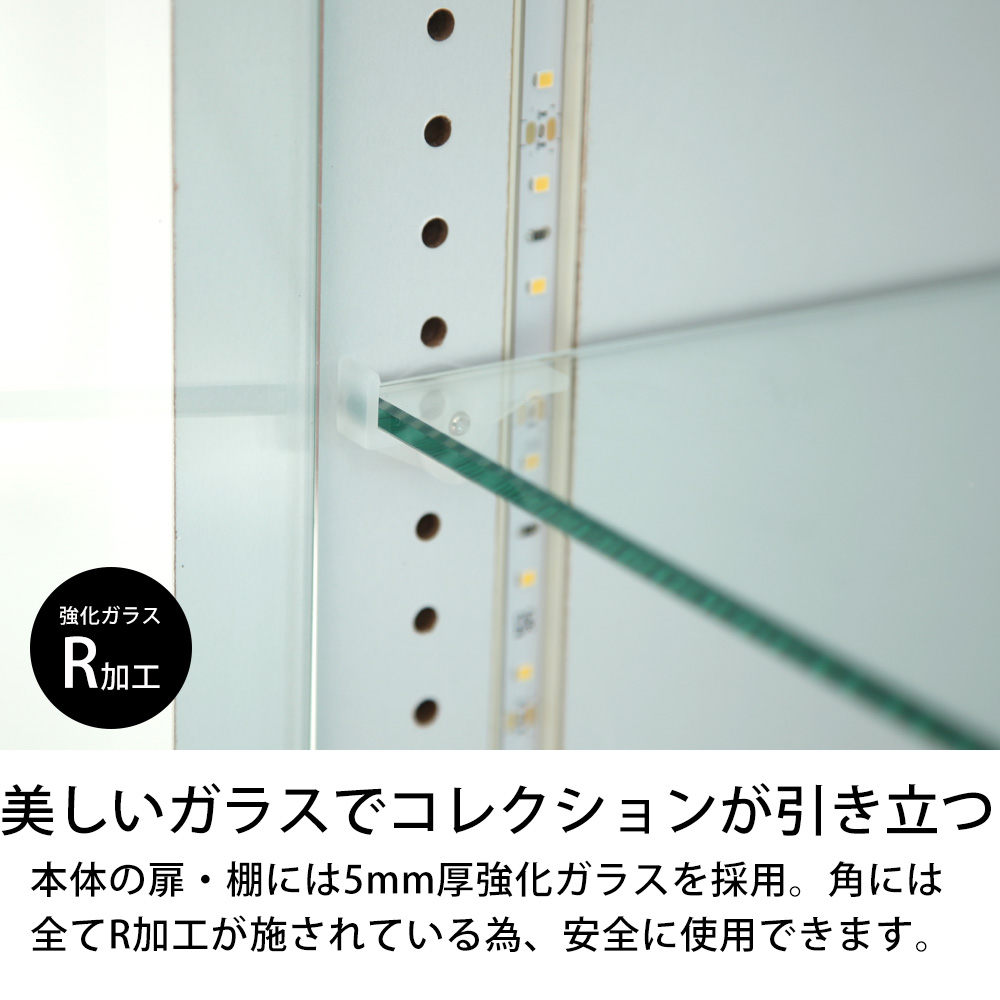 本体 ＋ LED（RGB）セット 】コレクションラック レギュラー ロー