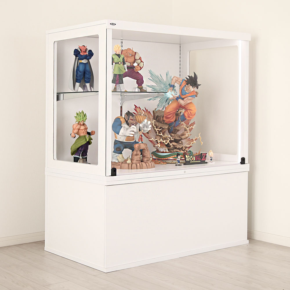 JAJAN コレクションラック 大容量 アクリル扉 奥行内寸60cm