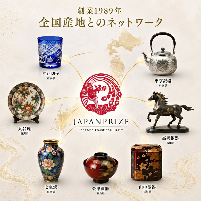 全国の伝統工芸産地とのネットワーク