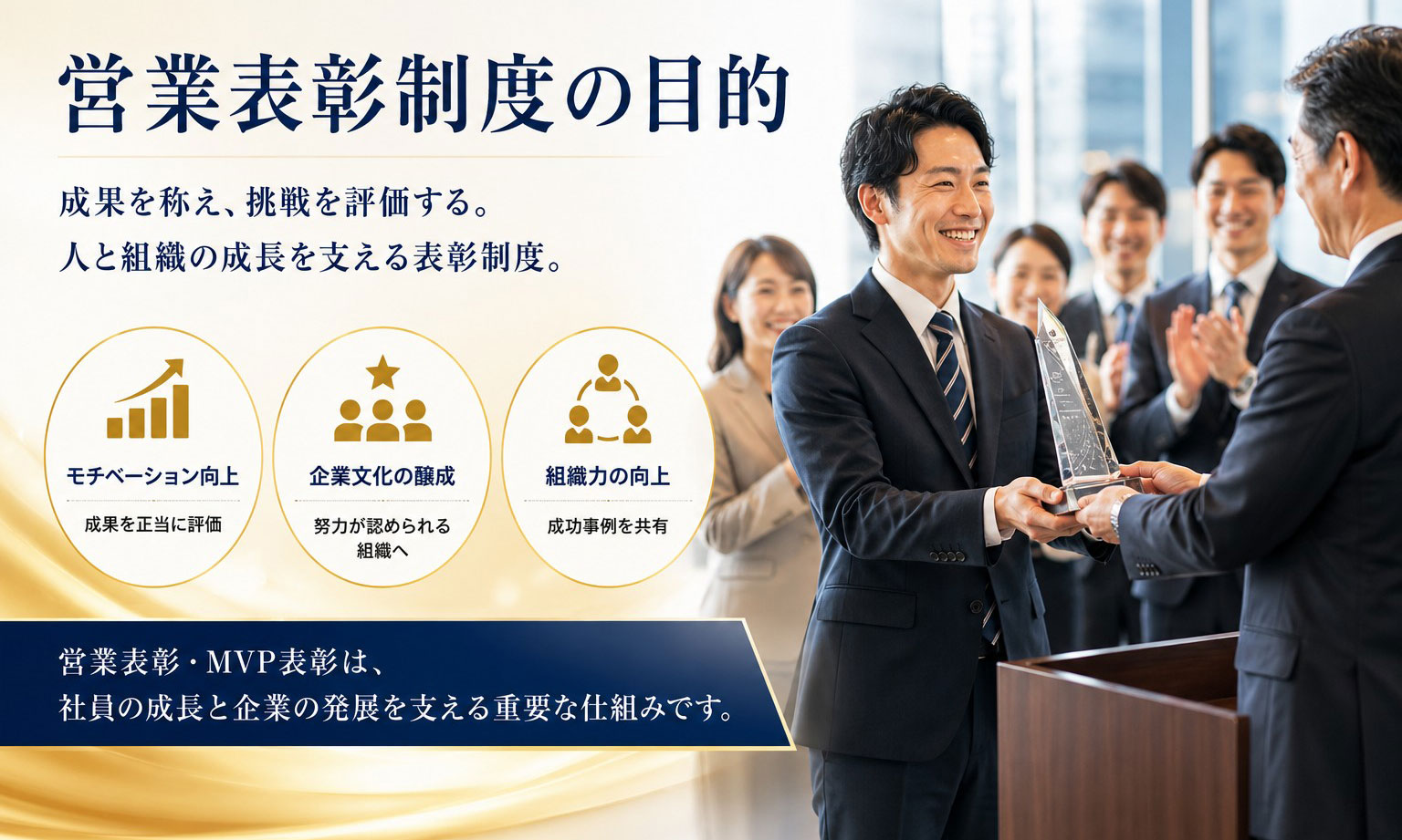 営業表彰・MVP表彰トロフィー・表彰楯