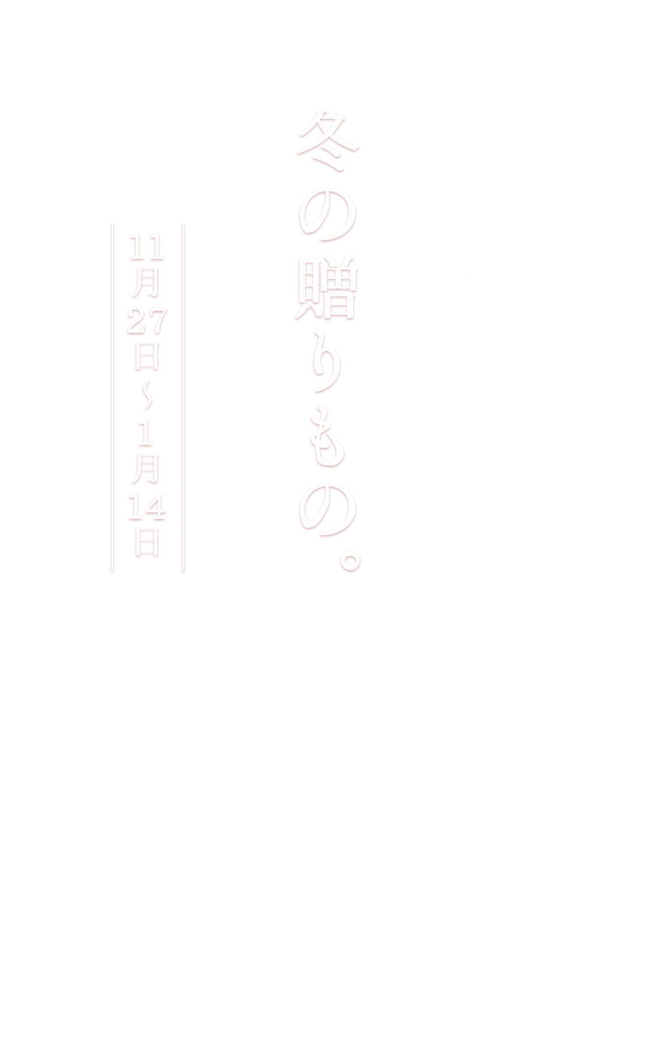 2025年11月27日(木)〜 1月14日(水) ※会員限定クーポンあり