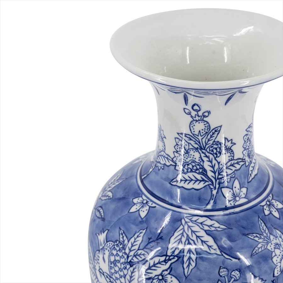 ヴィヴィアン｜インテリア雑貨と家具｜ シノワズリ 花瓶 大型 青白