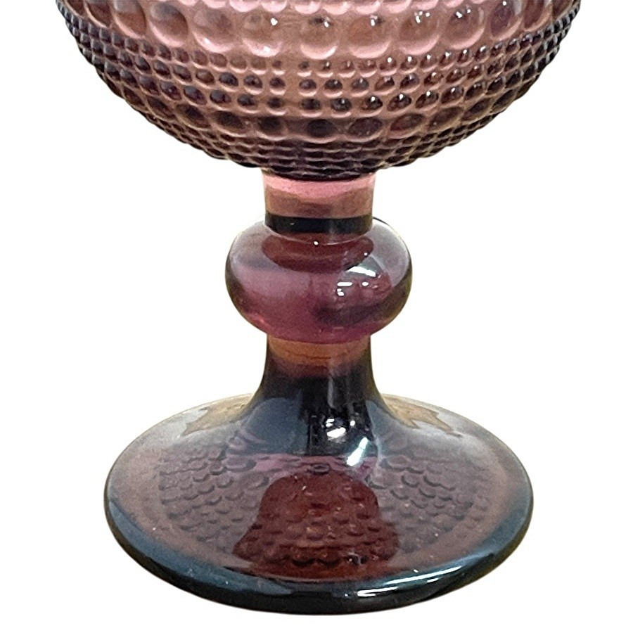 エンボスガラス ゴブレット 高さ14.5cm