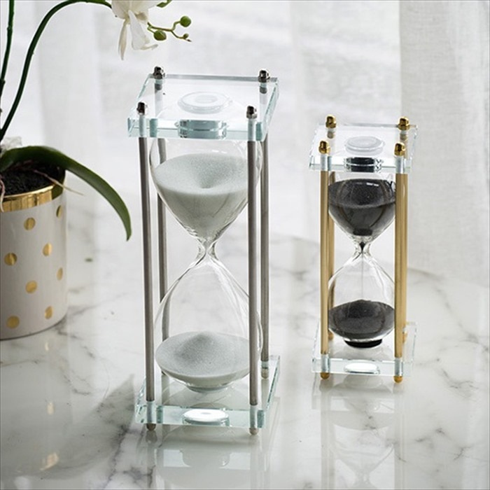 モダン 砂時計 WH ホワイト Sサイズ １分計 | インテリア雑貨,時計,置時計 | 輸入雑貨・インテリア VIVIENNE（ヴィヴィアン）