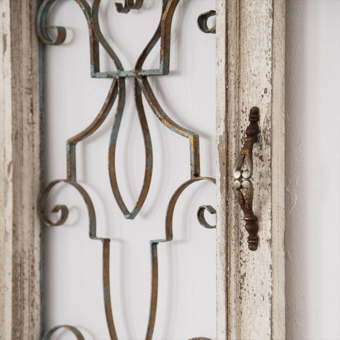 シャビーシック デコレーション ドア アンティークホワイト 扉 壁面装飾