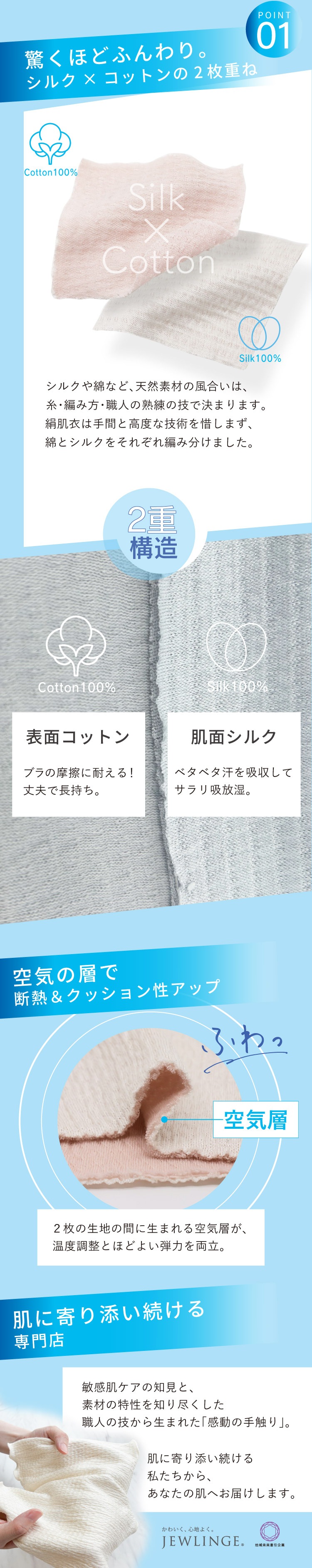 絹肌衣はなぜ痒くならないの？
