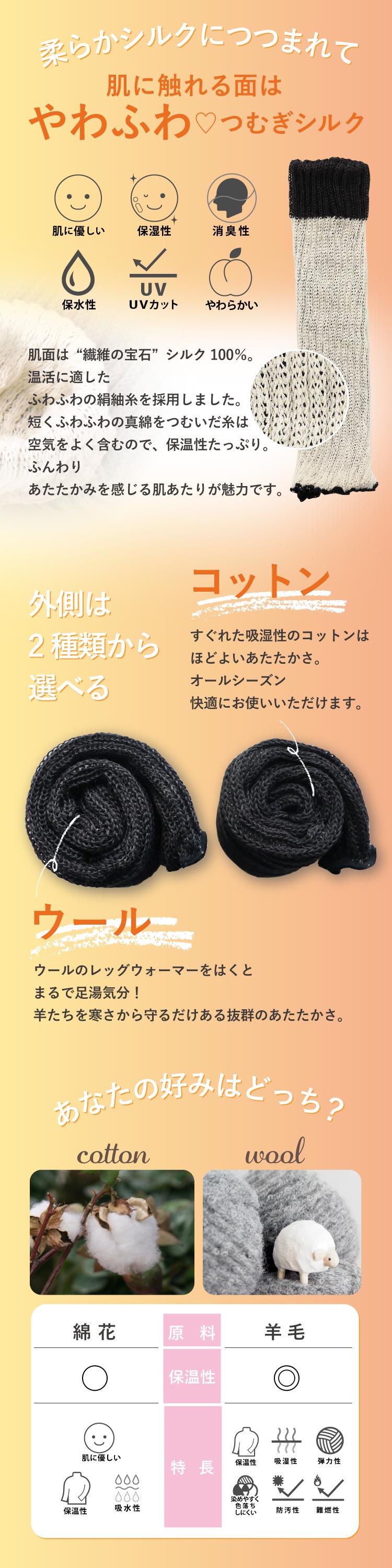 やわふわつむぎシルク