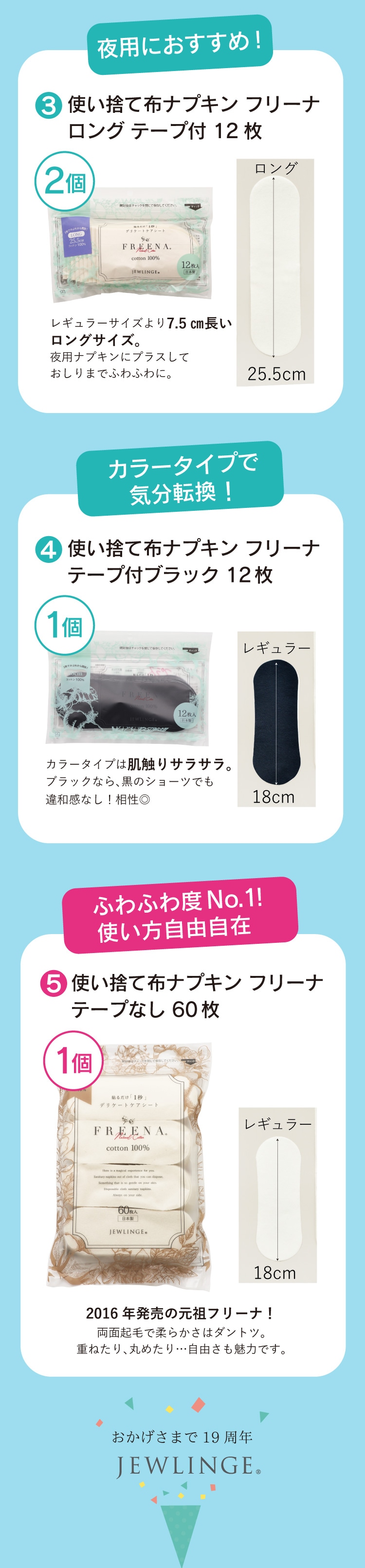 使い捨て布ナプキン福袋