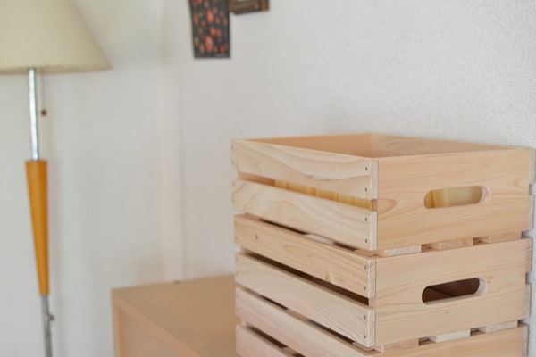 木曽ヒノキで作った『風通しのいい木箱』