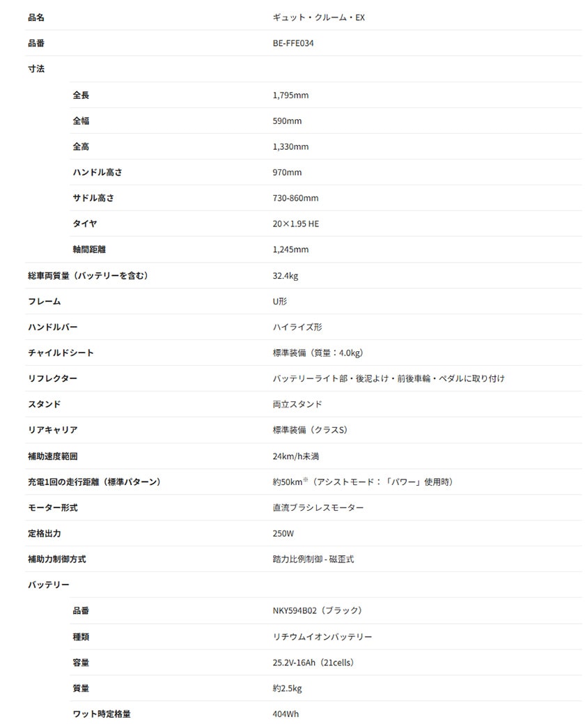 基本仕様