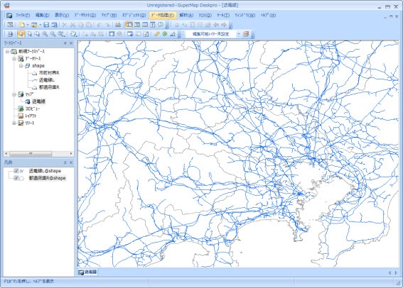 SuperBaseMap シリーズ,SuperBaseMap25000 送電線データ | 地図センターネットショッピング