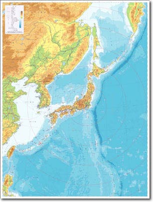 500万分の1日本とその周辺 地図センターネットショッピング