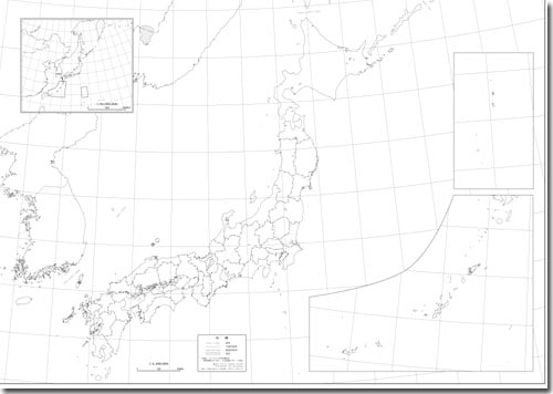 白地図 日本 地図センターネットショッピング