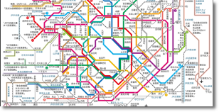 全国地下鉄路線図