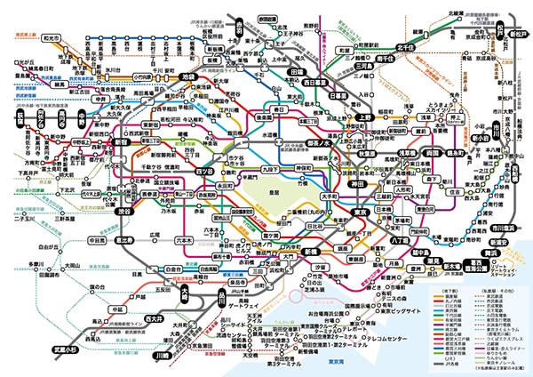 図 地下鉄 路線 地下鉄路線図（全国の地下鉄路線図）