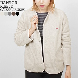 aw ダントン Danton フリースカラーレスジャケット ノーカラージャケット Fleece Collarless Jacket Jd 11 レディース A 通販可能 広島市正規取扱店 J S Company