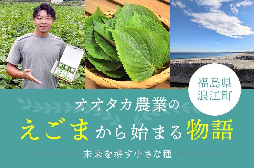 オオタカ農業の「えごま」から始まる物語～未来を耕す小さな種～福島県浪江町