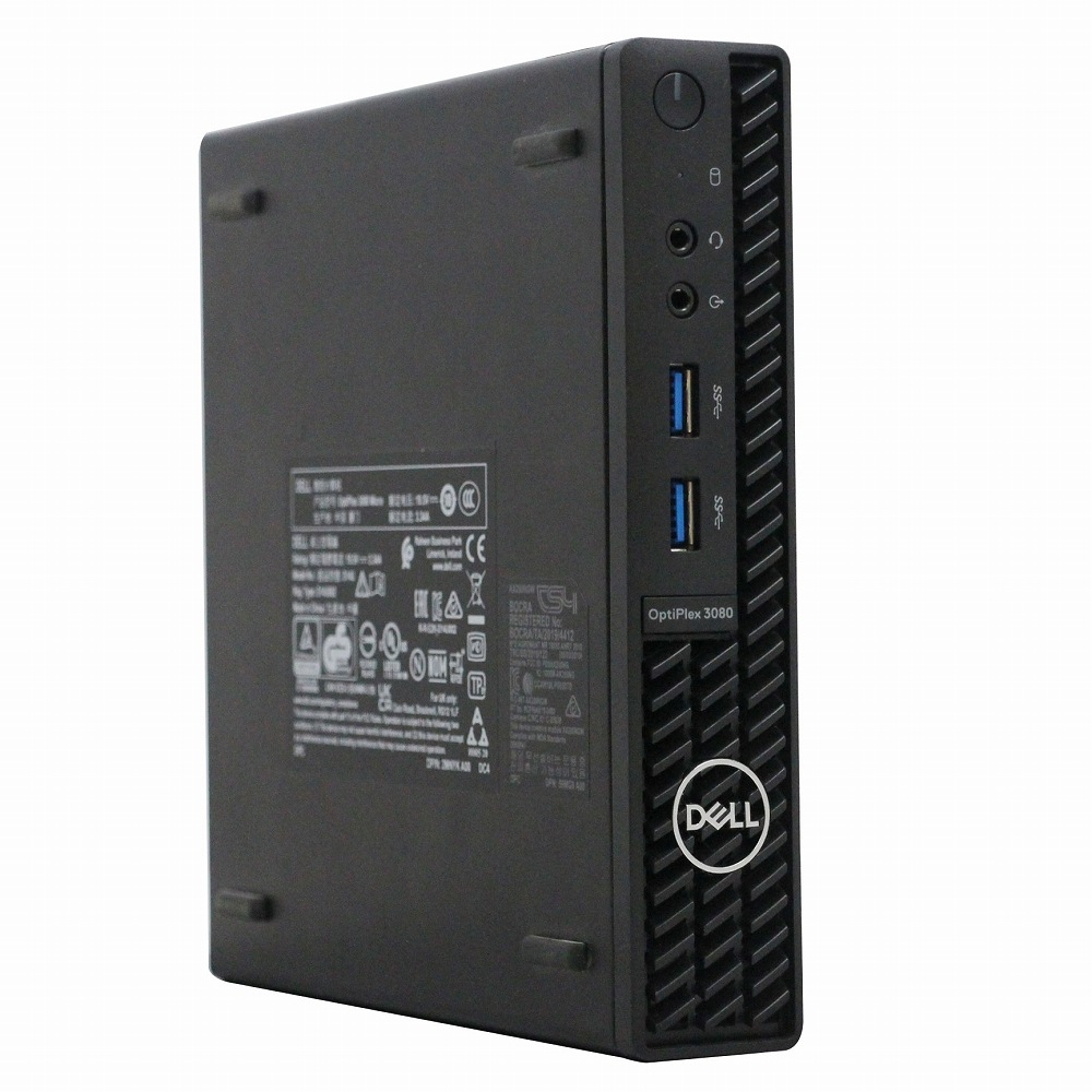 DELL OPTIPLEX 3080 Micro(1235387)【超小型デスク】【Win11 64bit】【HDMI端子】【Core i5 10500T】【メモリ1