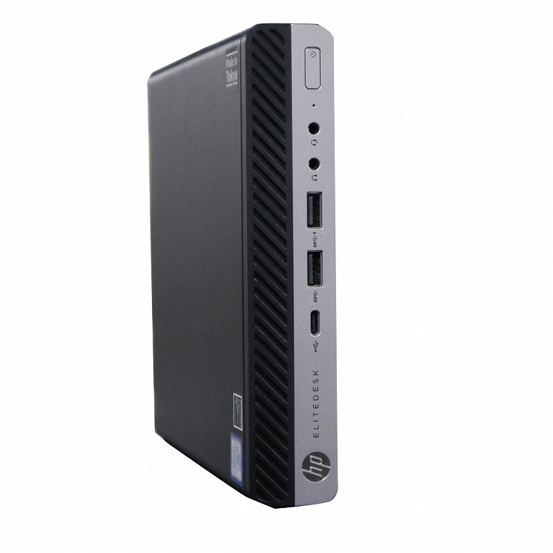 HP EliteDesk 800 G4 DM(1235506)【超小型デスク】【Win11 64bit】【Core i5 8500T】【メモリ16GB】【SSD256GB
