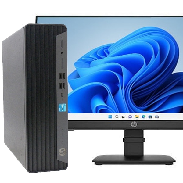 HP EliteDesk SFF 600 G9 (1235510)【23.8インチワイド HP P24 G4】【Win11 64bit】【HDMI端子】【Core i3 121