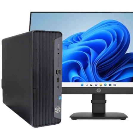 HP Pro SFF 600 G9 �i1235519�j�y23.8���ܲ�� HP P24 G4�z�yWin11 64bit�z�yHDMI�[�q�z�yCore i5 12500�z�y