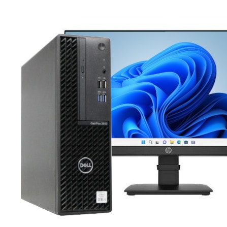 DELL OPTIPLEX 3080 SFF (1243114)【23.8インチ液晶 HP P24 G4】【Win11 64bit】【HDMI端子】【Core i3 1010