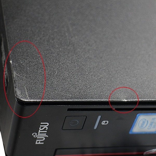 富士通 ESPRIMO Q558/B(1243151)【超小型デスク】【23.8インチワイド HP P24 G4】【Win11 64bit】【Core i5 9500