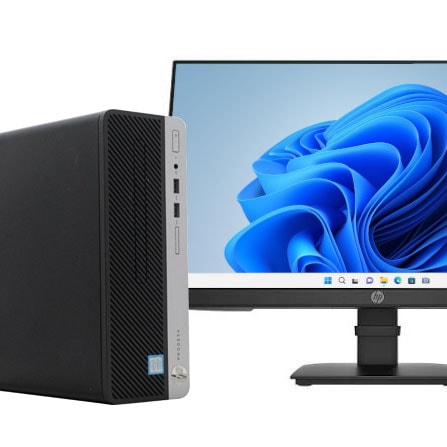 HP ProDesk 400 G5 SFF(1243184)【23.8インチワイド HP P24 G4】【Win11 64bit】【Core i5 8500】【メモリ16GB】