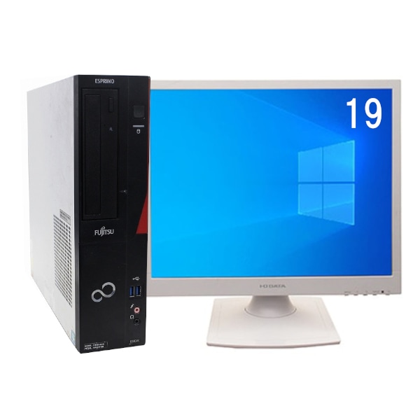 パソコン Windows 10 Pro 32Bit搭載 17インチ液晶セット/富士通 D