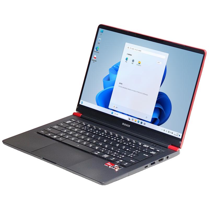 MOUSE COMPUTER X4-aR5RNIAR-E(1852869)【Win11 64bit】【Ryzen5 4600H】【webカメラ】【HDMI端子】【メモリ8GB