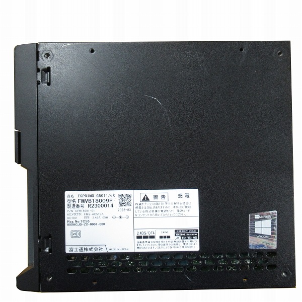 �x�m�� ESPRIMO G5011/GX�i20021456�j�y�����^�޽��z�yWin11 64bit�z�yHDMI�[�q�z�yCore i5 10500T�z�y���1