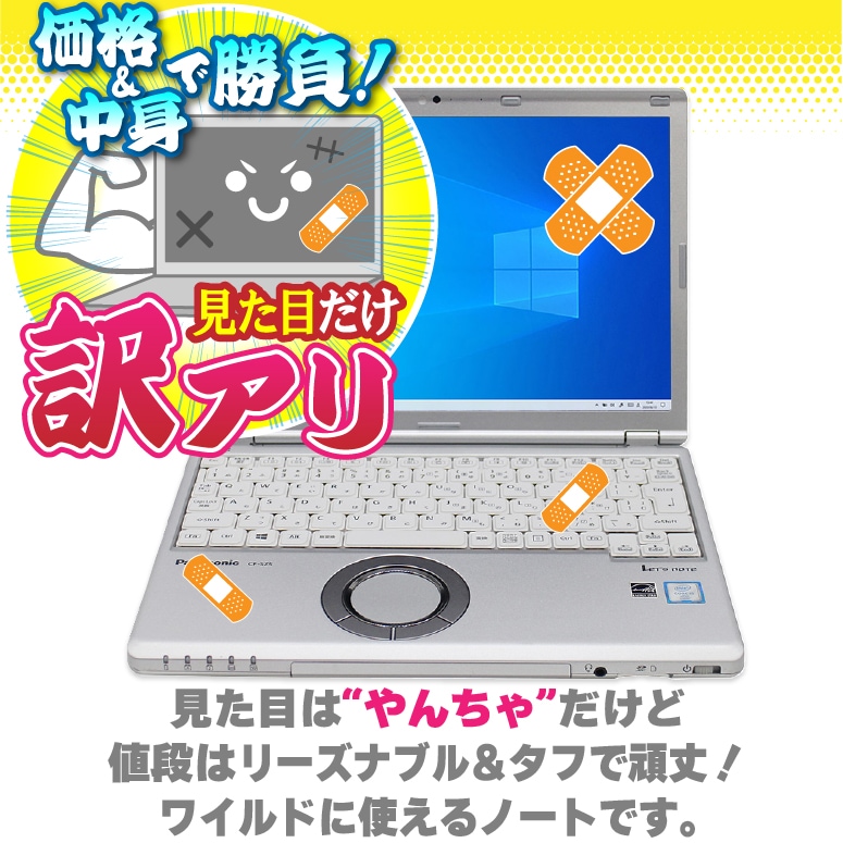 JC03166 パナソニック Let's Note CF-SZ5 ノートパソコン 優良品
