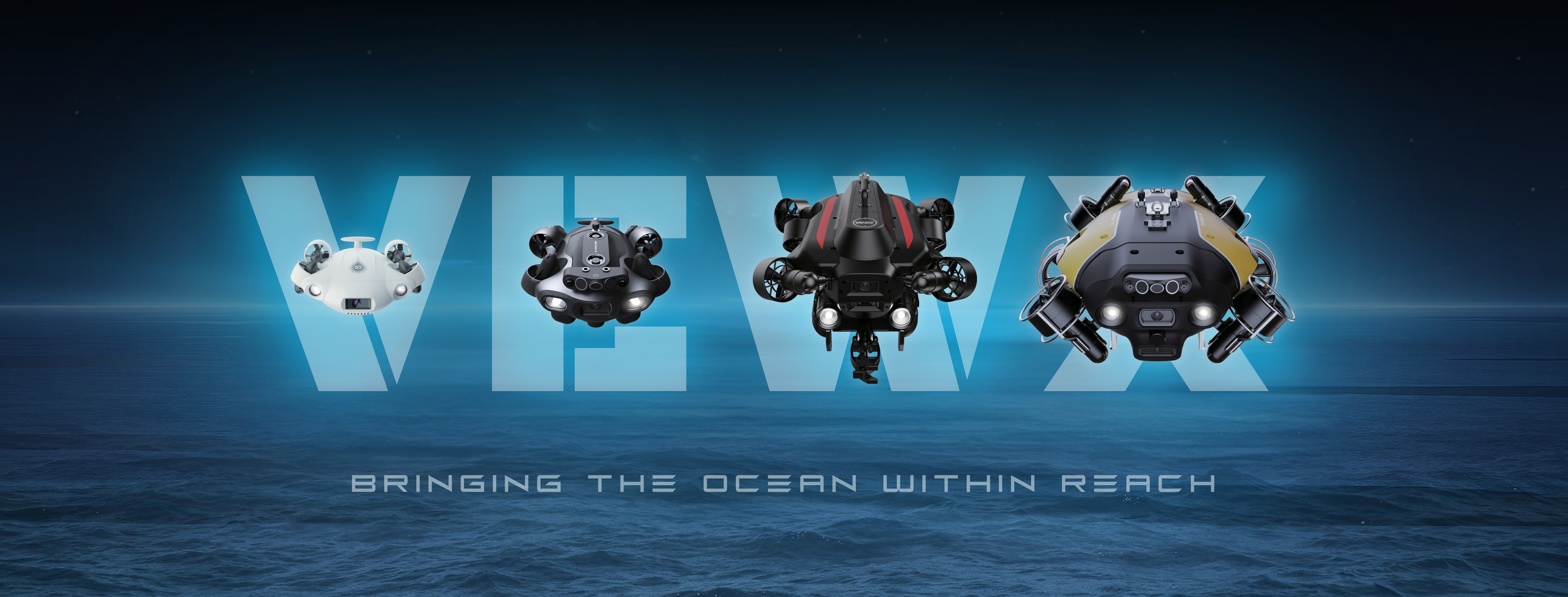 ★FIFISH製品ラインナップ V-EVO、E-MASTER、W6、W6MAX