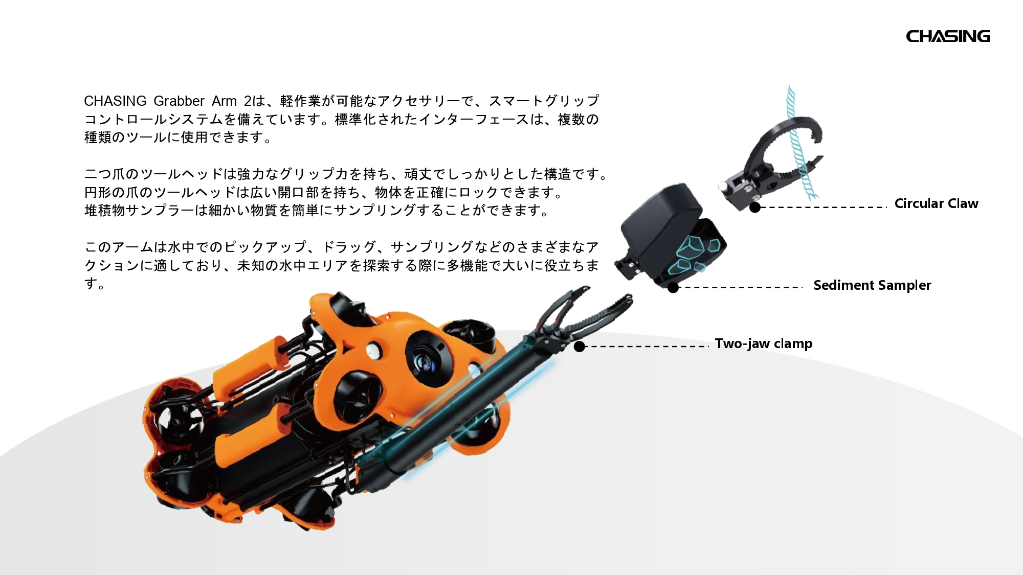 CHASING ロボットアーム2特徴