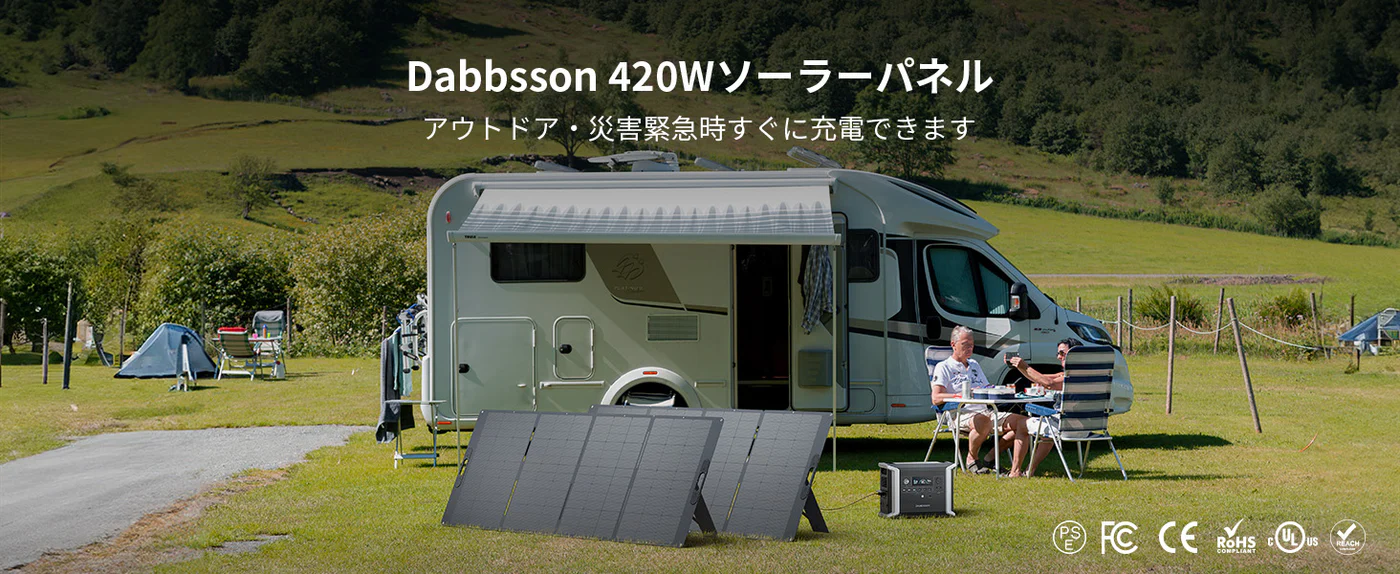 Dabbsson 420Wソーラーパネル特徴1